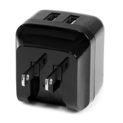 CARICABATTERIE DA MURO X2 USB