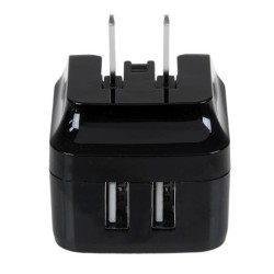 CARICABATTERIE DA MURO X2 USB