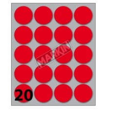 CONF10 BUSTE ETICH 8 ROSSE  DIAM27
