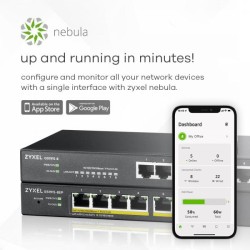 GS1915-8EP NEBULAFL SWITCH WEB POE