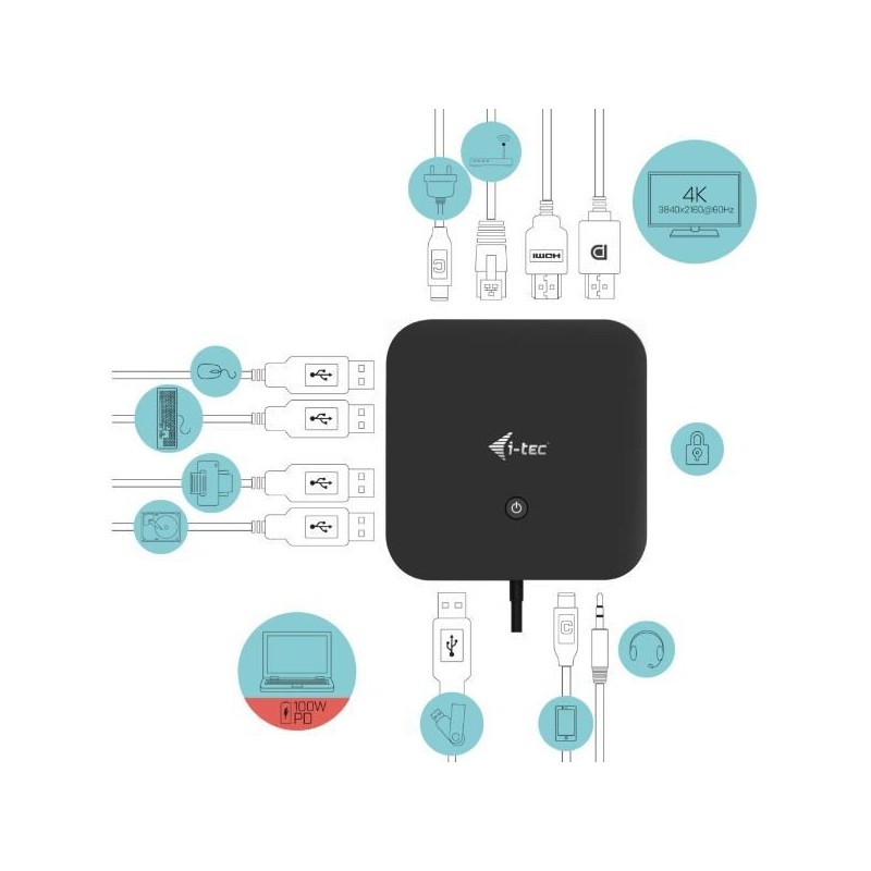 USB-C HDMI DP + P. DELIVERY 100W