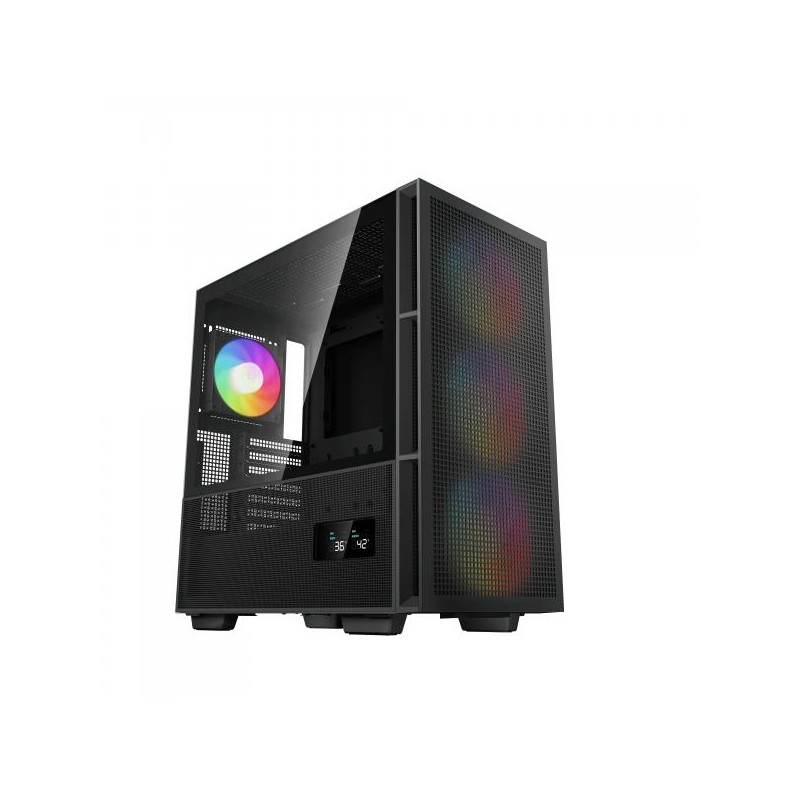 DEEPCOOL CASE MID TOWER CH560 DIGITAL TG 3x140F+1*120B FAN ARGB R-CH560-BKA