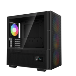 DEEPCOOL CASE MID TOWER CH560 DIGITAL TG 3x140F+1*120B FAN ARGB R-CH560-BKA