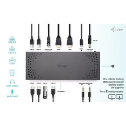 USB 3.0/C/THUNDER 2XHDMI DOCK+PD85W