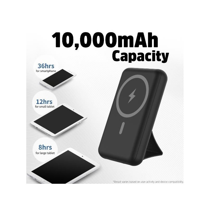 WIRELESS POWERBANK STAND + CHARGER