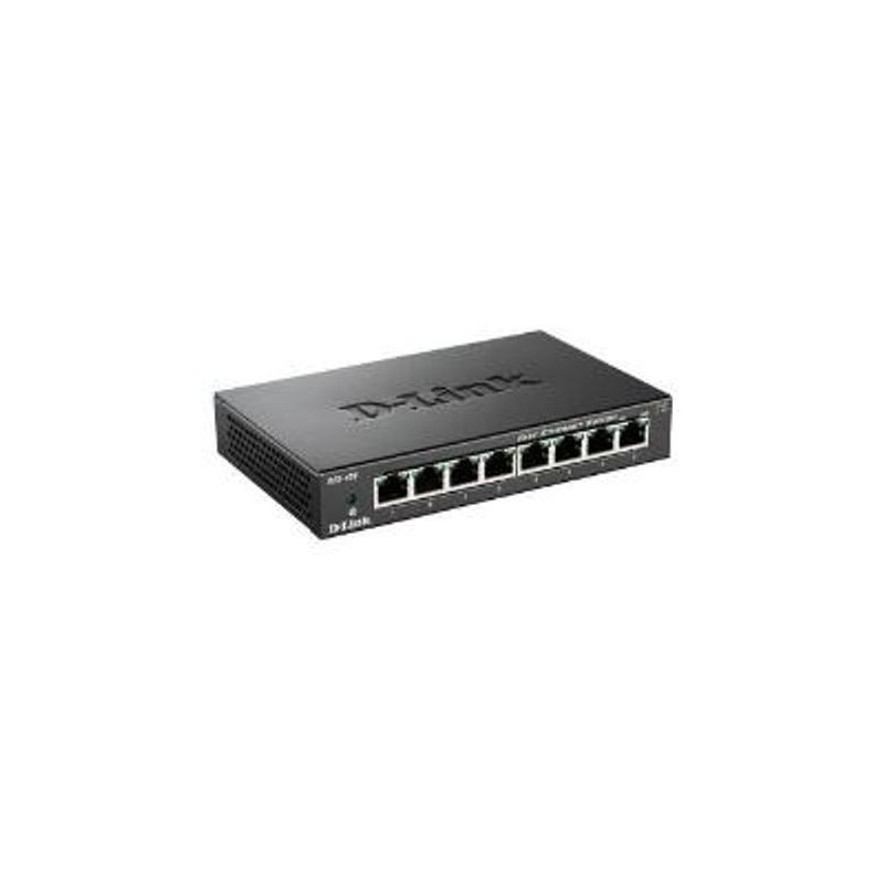 SWITCH DESKTOP 8 PORTE 10/100 METAL