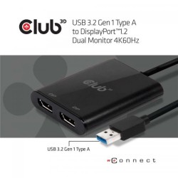 USB-A 3.1 TO DP 1.2 DUAL MONITOR
