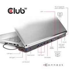 USB-C UNIV.3X DOCK 100WATT POWER