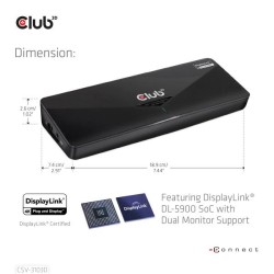 USB 3.1 GEN1 UHD 4K DOCKING STATION