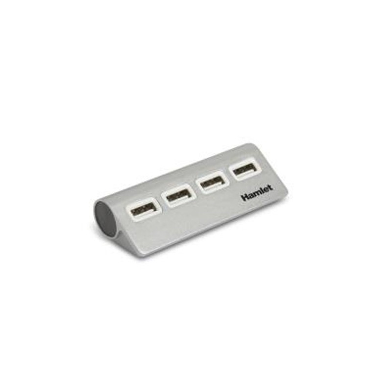 HUB USB 2.0 4 PORTE ALLUMINIO