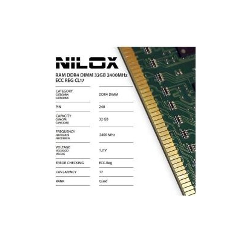RAM DDR4 32GB 2400MHZ ECC REG CL17