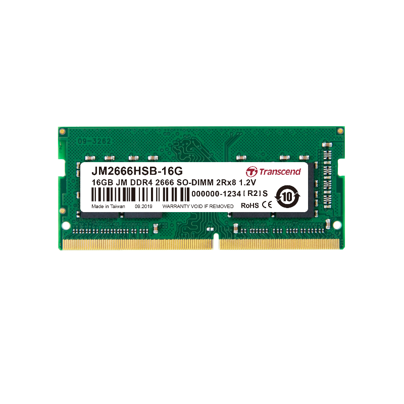 16GB DDR4 2666MHZ SO-DIMM 2RX8
