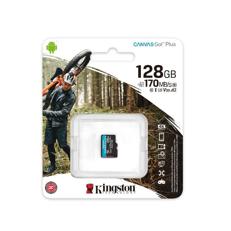 128GB MICROSDXC CANVAS GO PLUS