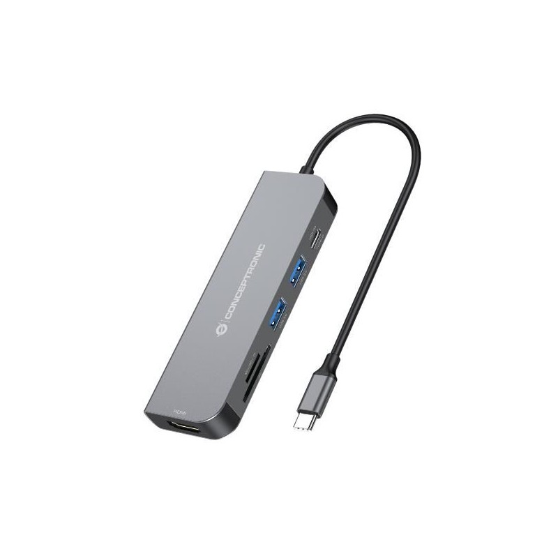 ADATTATORE HUB USB-C 3.1 6 IN 1
