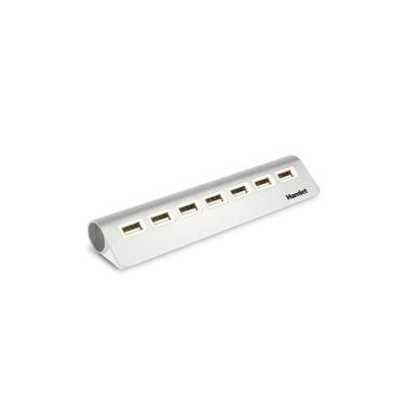 HUB USB 2.0 7 PORTE ALLUMINIO