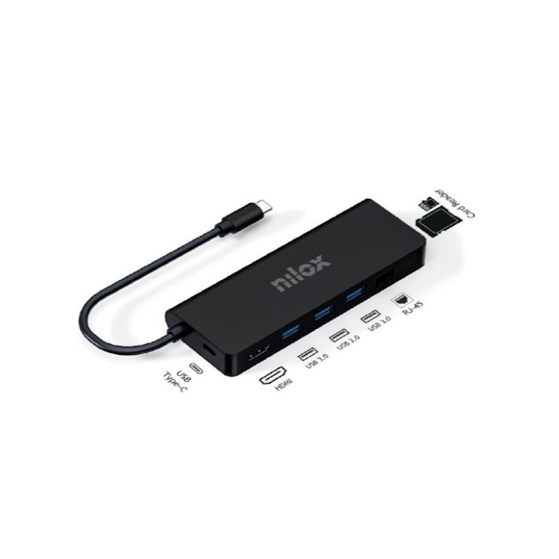 DOCK USB-C 8 IN 1 HDMI 4K