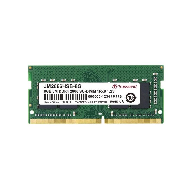 8GB JM DDR4 2666 SO-DIMM 1RX8