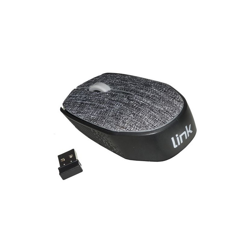 MOUSE WIRELESS TESSUTO GRIGIO 1000D