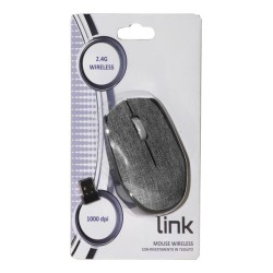 MOUSE WIRELESS TESSUTO GRIGIO 1000D