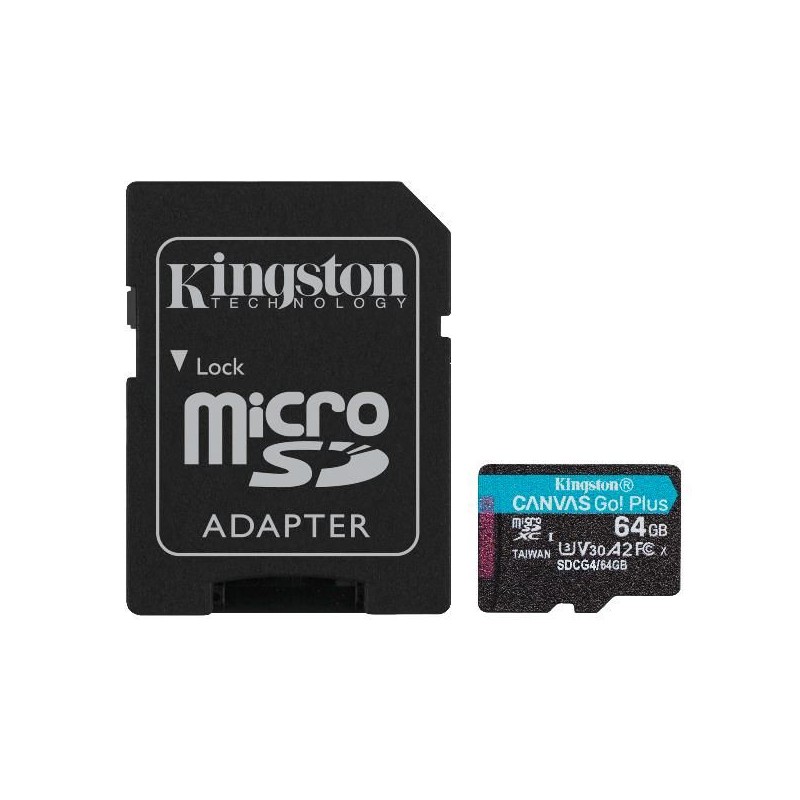 64GB MICROSDXC CANVAS GO PLUS 4 +A