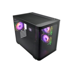 FSP CASE M.TOWER S380 BA PANELLO LATERALE CURVO 3xARGB FANS 2xUSB3 Type C