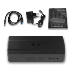USB 3.0 CHARG - 4PORT + POWER ADAPT