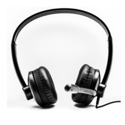 CUFFIA USB CON FILO E MUTE MODE