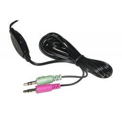 CUFFIA CON MICROFONO 2 X 3.5