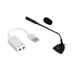 KIT MIC. DESK-100 + USB135