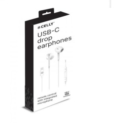 DROP STEREO EARPHONES USB-C WH