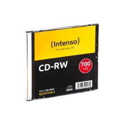 CD-RW 700MB/80 M.12X SLIM CASE 10PZ