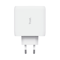 MAXO 65W 2P USB-C CHARGER WHT