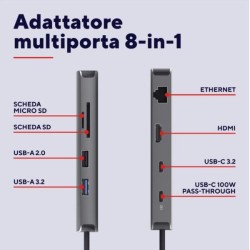 DALYX 8-IN-1 MULTIPORT ADAPTER