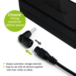 CARICABATTERIE UNIVERSALE 95W 10 CO