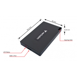 SSD MINI METAL USB C GEN2 1TB