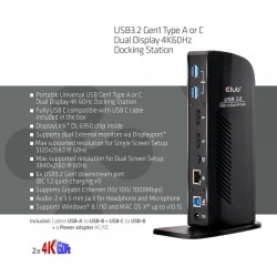 USB 3.1 DUAL DISPLAY DOCKING STAT.