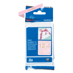 NASTRO IN TESS 12 MM ORO SU ROSA 4M