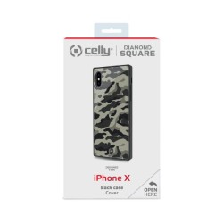 DIAMOND SQUARE CAMO IPHONE XS/X BK