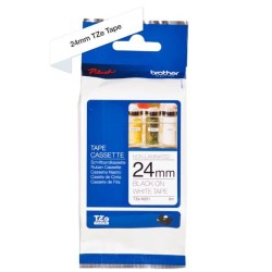 NASTRO 24MM NON LAMINATO NERO BIANC