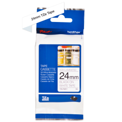 NASTRO 24MM NON LAMINATO NERO BIANC