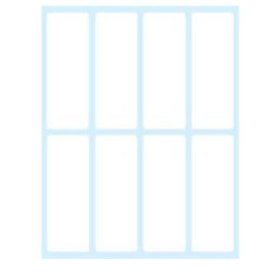 CF80 ETICHETTE BIANCHE 75X27