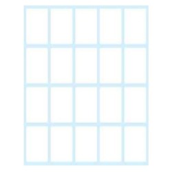 CF200 ETICHETTE BIANCHE 36X22