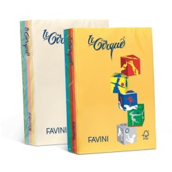 RISMA LE CIRQUE 80G 5 COL TENUI A4