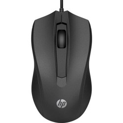 HP 105 BLACK WIRED MOUSE USB