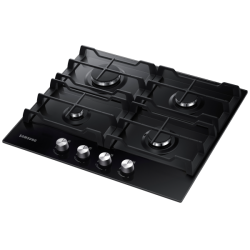 PIANO GAS 4F 60CM WOK NERO