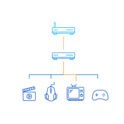 SWITCH 5 PORTE GIGA 10/100/1000 M