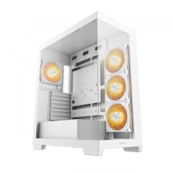 DEEPCOOL CASE MID TOWER CG580 WH 4F WHITE 2*TG 4x120 PWM+ARGB FAN