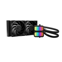 Be Quiet! Silent Loop 3 240mm ARGB Liquid CPU Cooler, 3-Chamber Pump, Large Fin Area, Silent Wings 4 PWM Fans, Black