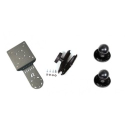 Honeywell RT10-2012BRKTKIT kit di fissaggio Nero (RAM MOUNT KIT ROUND BASE - MEDIUM ARM 8.5IN/215MM)