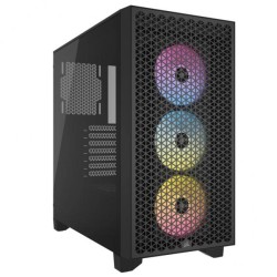 Corsair CC-9011255-WW computer case Midi Tower Nero (CORSAIR 3000D RGB AIRFLOW BLACK MID CASE)